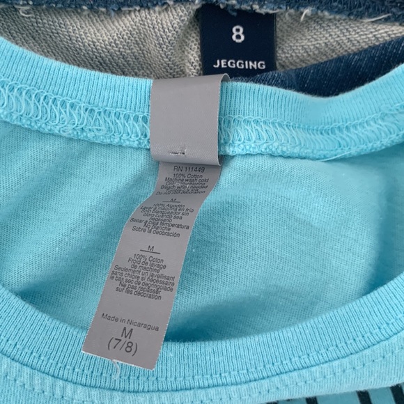 Lands’End Jeggings/Texting Top - Picture 3 of 3